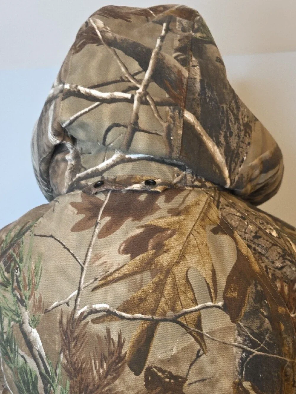 Realtree Black Jacket with Camo Trim